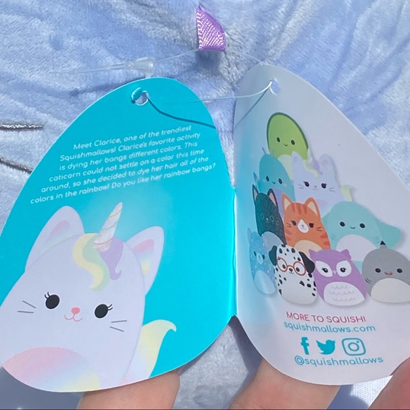 CLARICE Caticorn Squishmallow 8” NWT - Picture 6 of 7